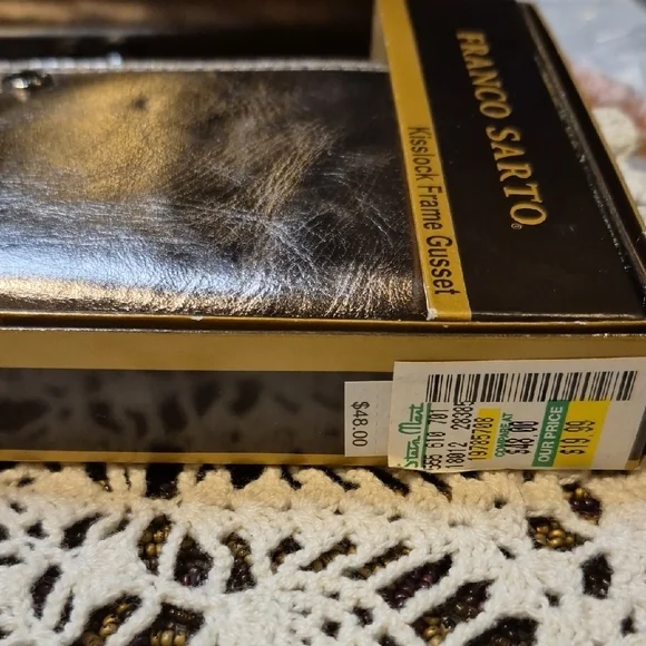 Franco Sarto Metallic Silver Wallet - Picture 10 of 12